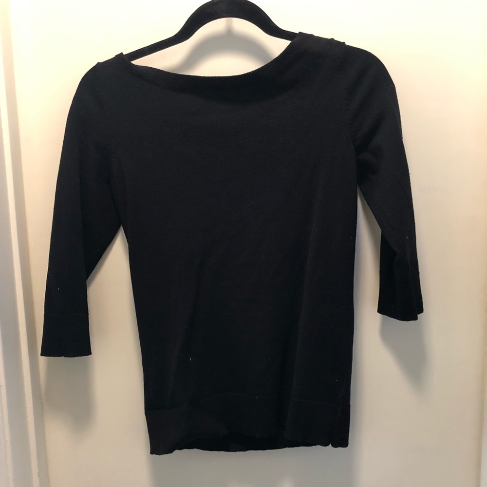 White House black market 3/4 sleeve sweater